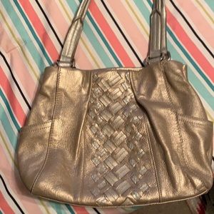 Tignanello gold purse